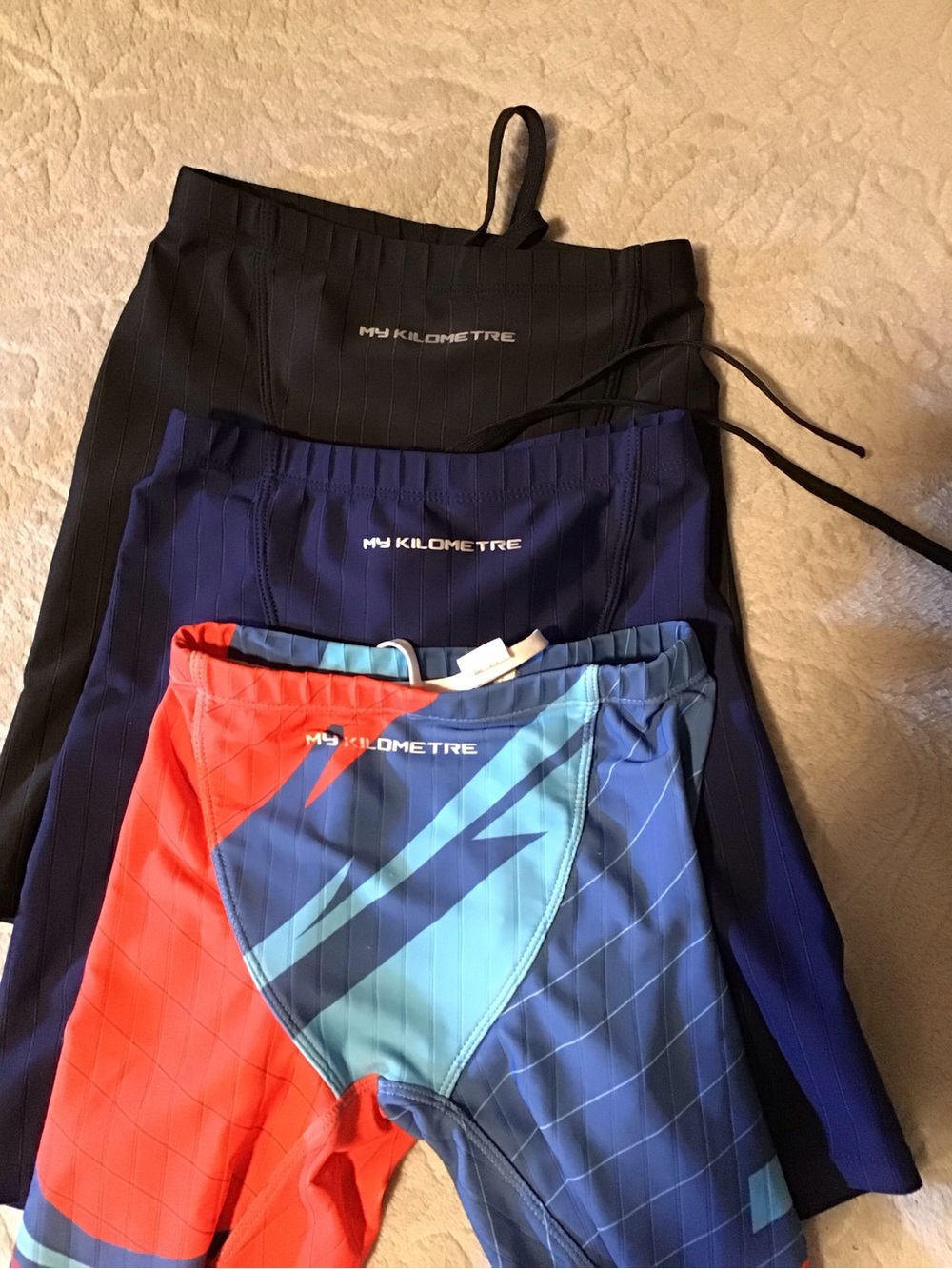 Kids' Swim/Active Bottoms - Black, Navy, Red/Blue